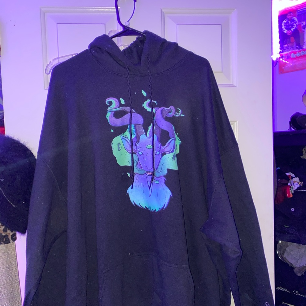 GOAT HEAD 3rd 👁 oversized hoodie